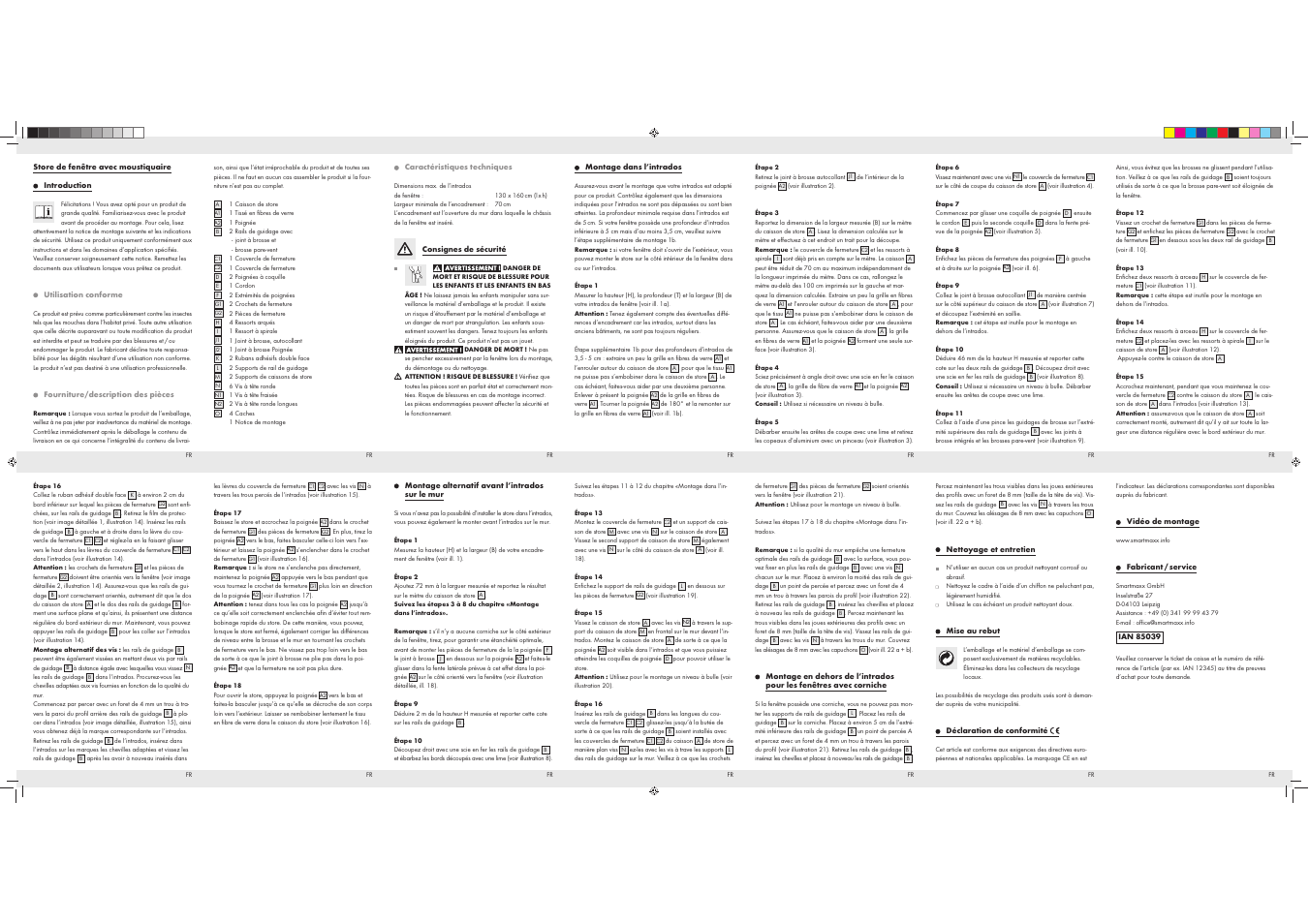 Powerfix ALUMINIUM INSECT SCREEN BLIND User Manual | Page 2 / 4