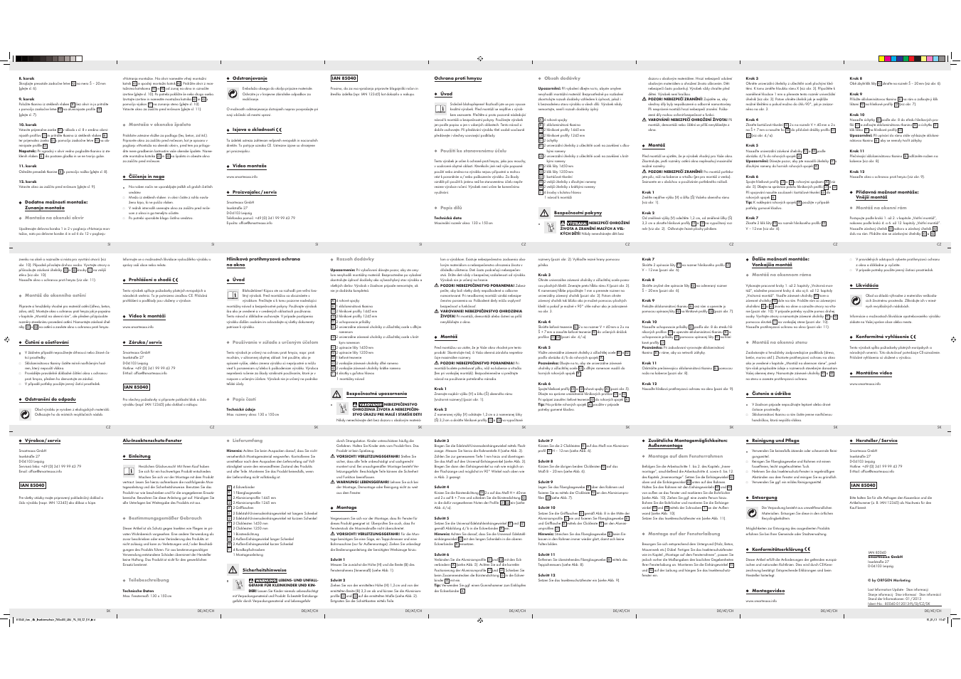 Powerfix Aluminium Window  Insect Screen User Manual | Page 2 / 2