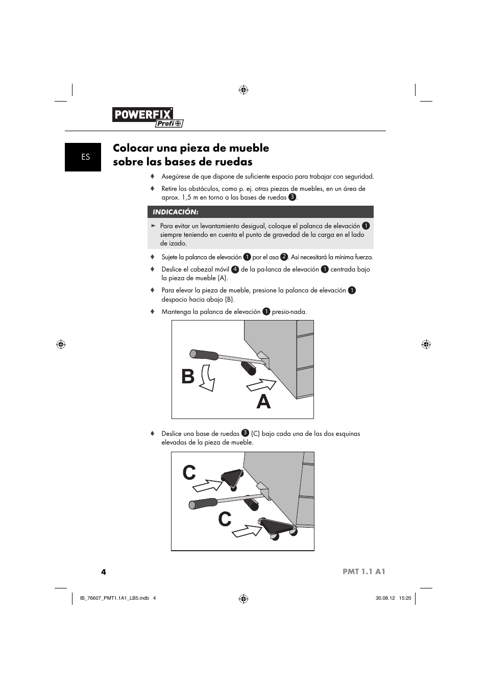 Powerfix PMT 1.1 A1 User Manual | Page 7 / 43