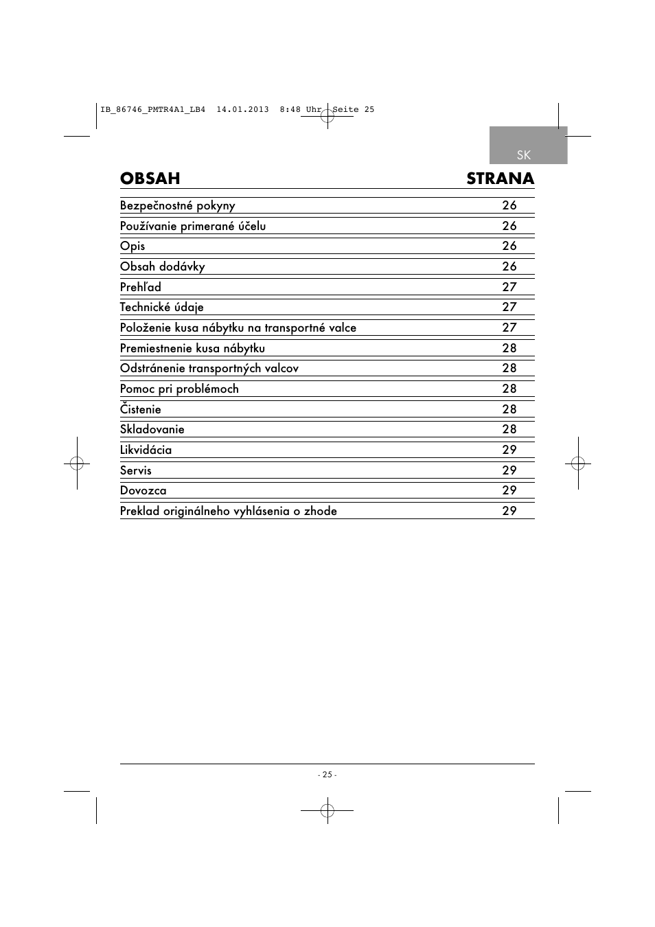 Powerfix PMTR 4 A1 User Manual | Page 28 / 40