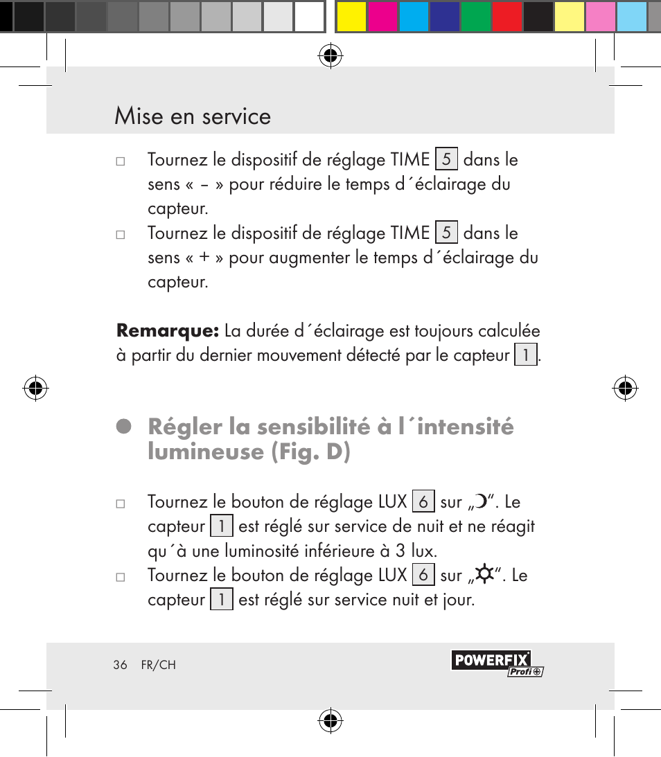 Powerfix Motion Sensor User Manual | Page 36 / 85