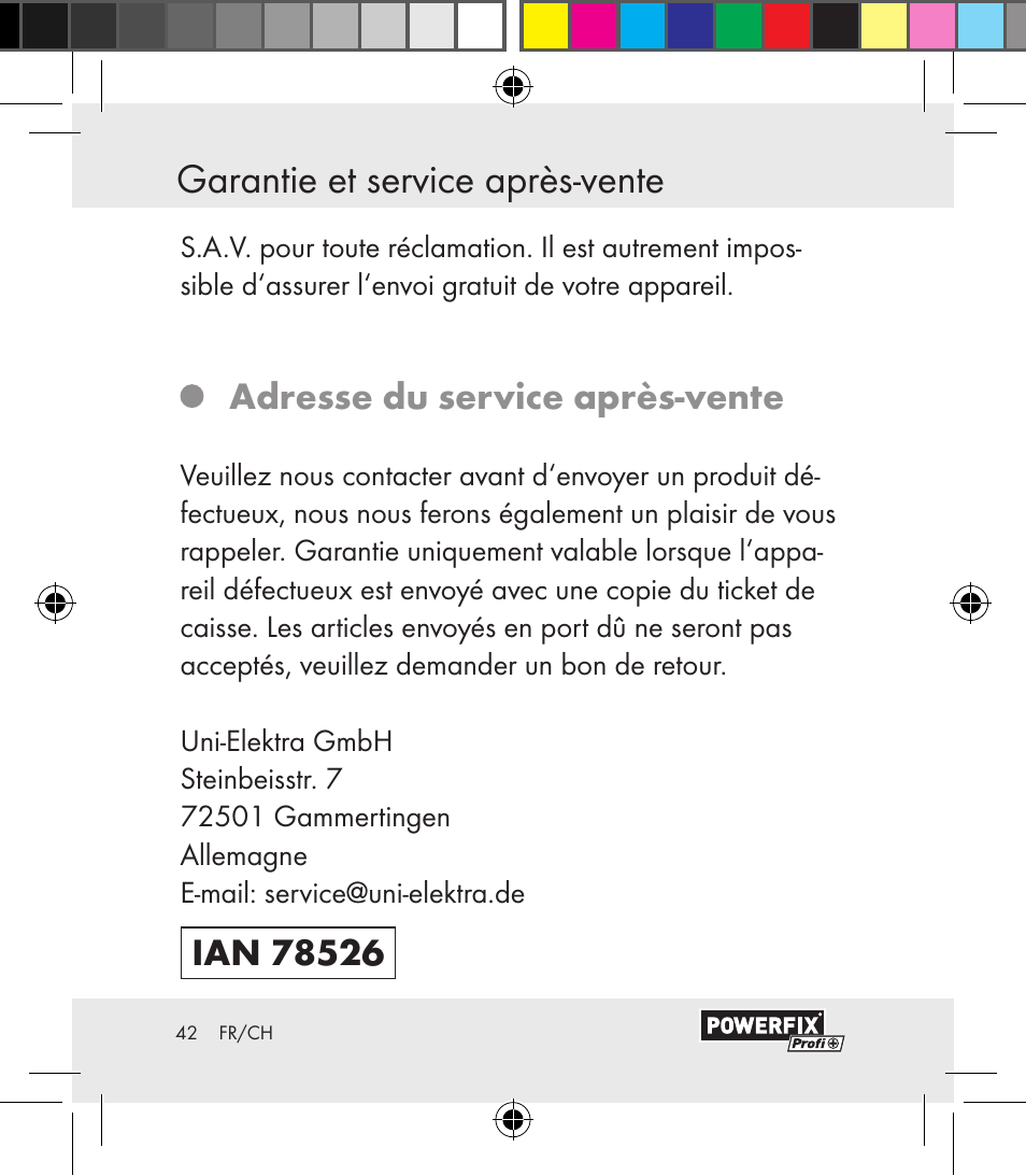 Powerfix Motion Sensor User Manual | Page 42 / 85