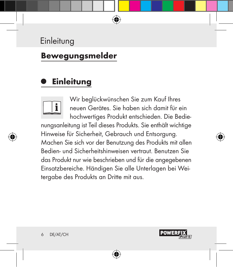 Einleitung | Powerfix Motion Sensor User Manual | Page 6 / 85