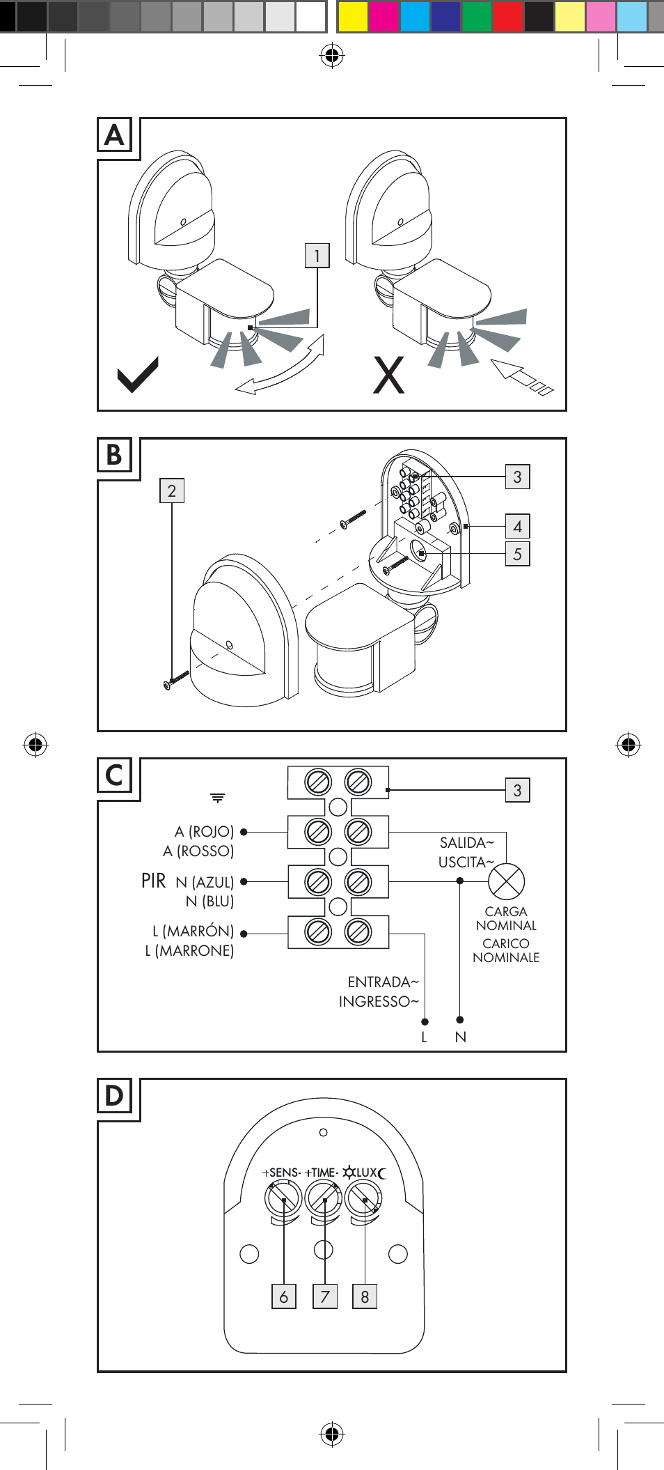 Powerfix Motion Sensor User Manual | Page 3 / 53