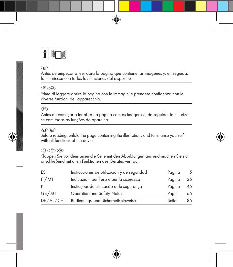 Powerfix Motion Sensor User Manual | Page 2 / 105