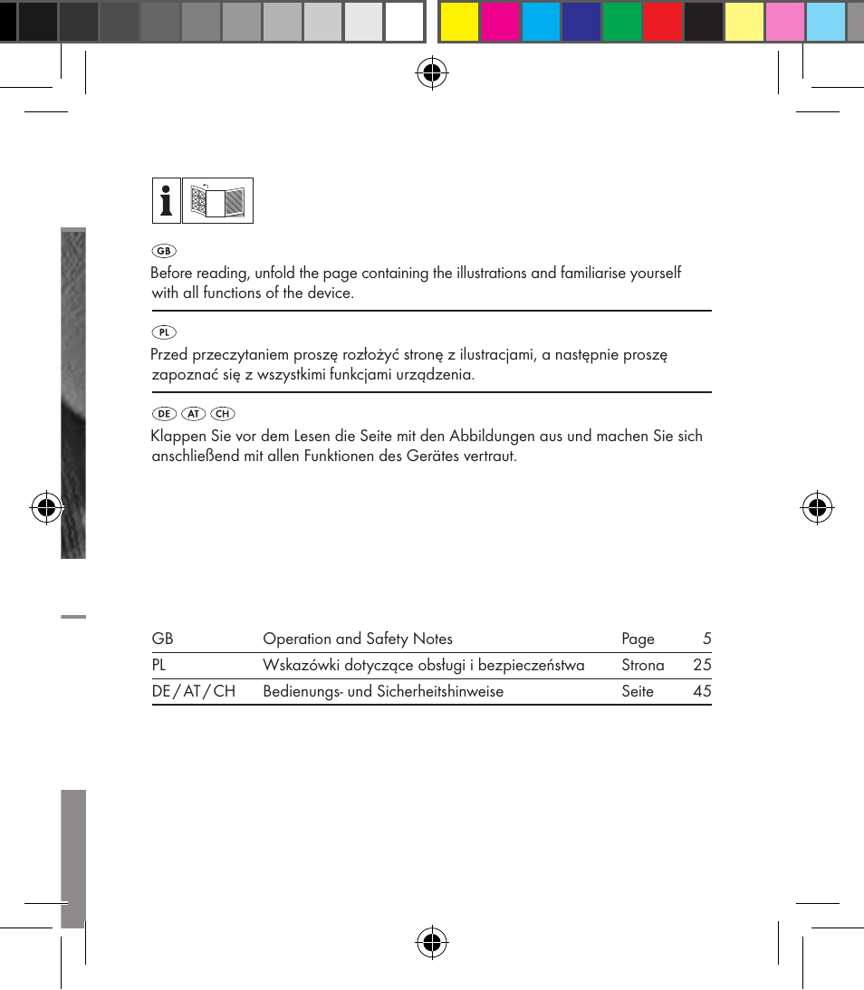 Powerfix Motion Sensor User Manual | Page 2 / 65