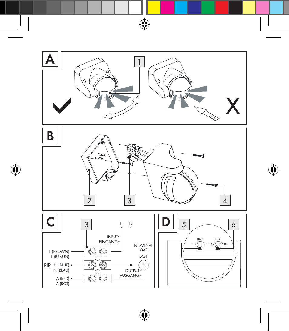 Powerfix Motion Sensor User Manual | Page 3 / 65