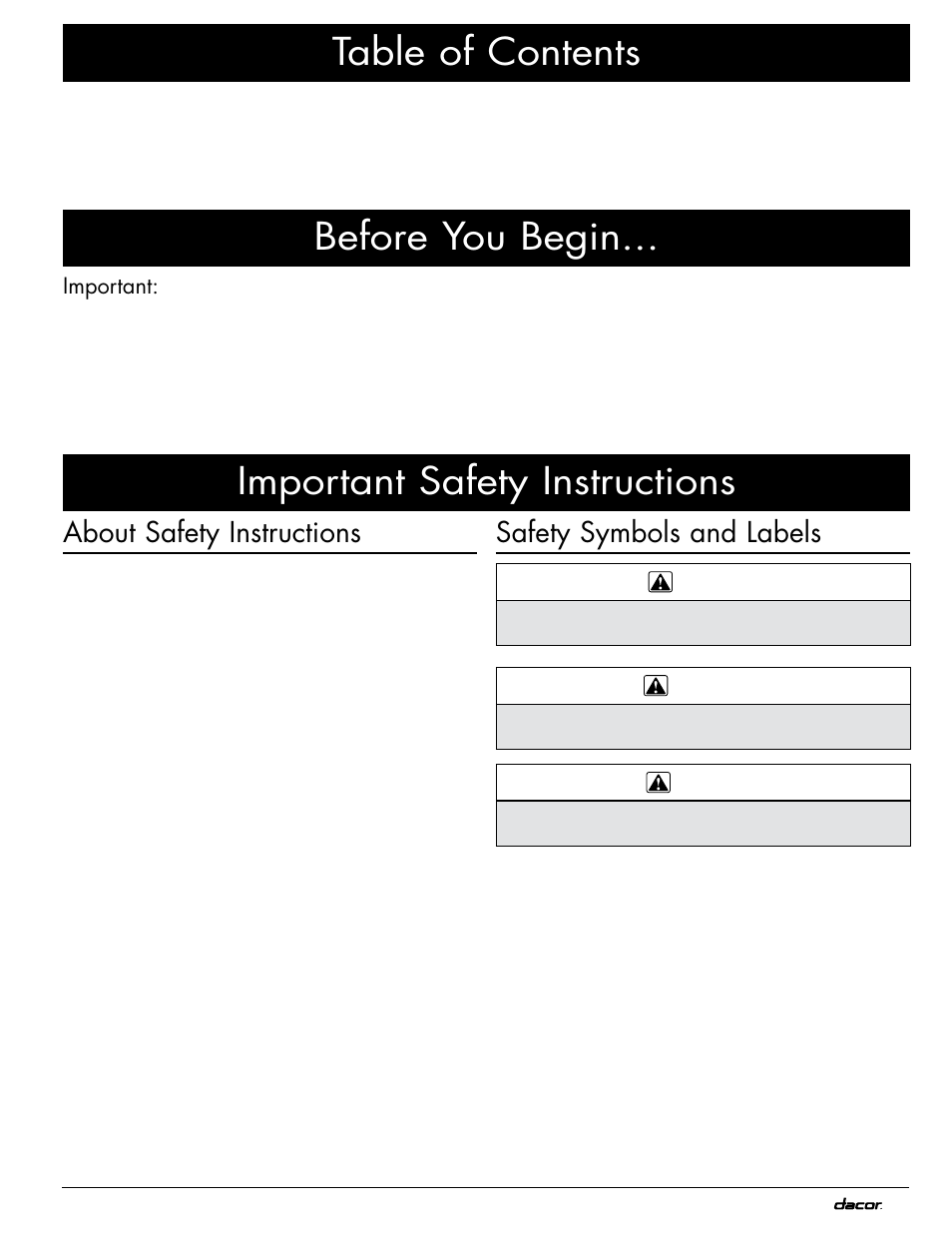 Dacor Flushing System Kit ACFS User Manual | Page 3 / 8