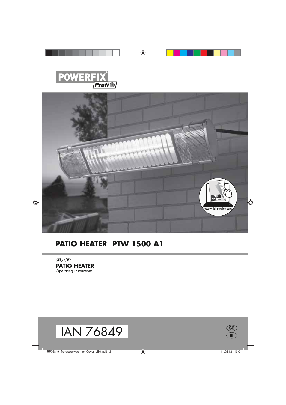 Powerfix PTW 1500 A1 User Manual | 14 pages