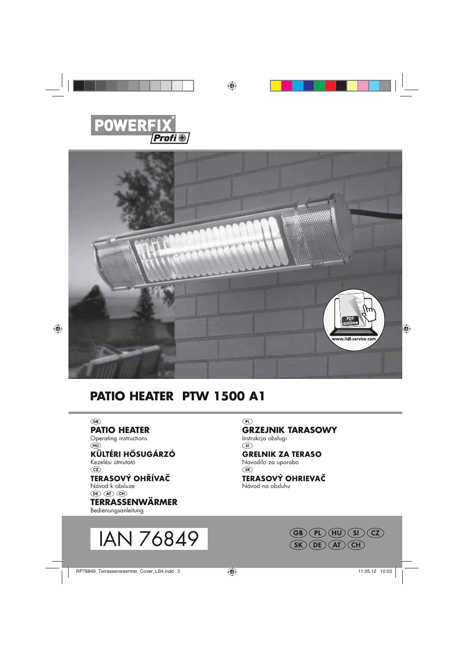 Powerfix PTW 1500 A1 User Manual | 74 pages