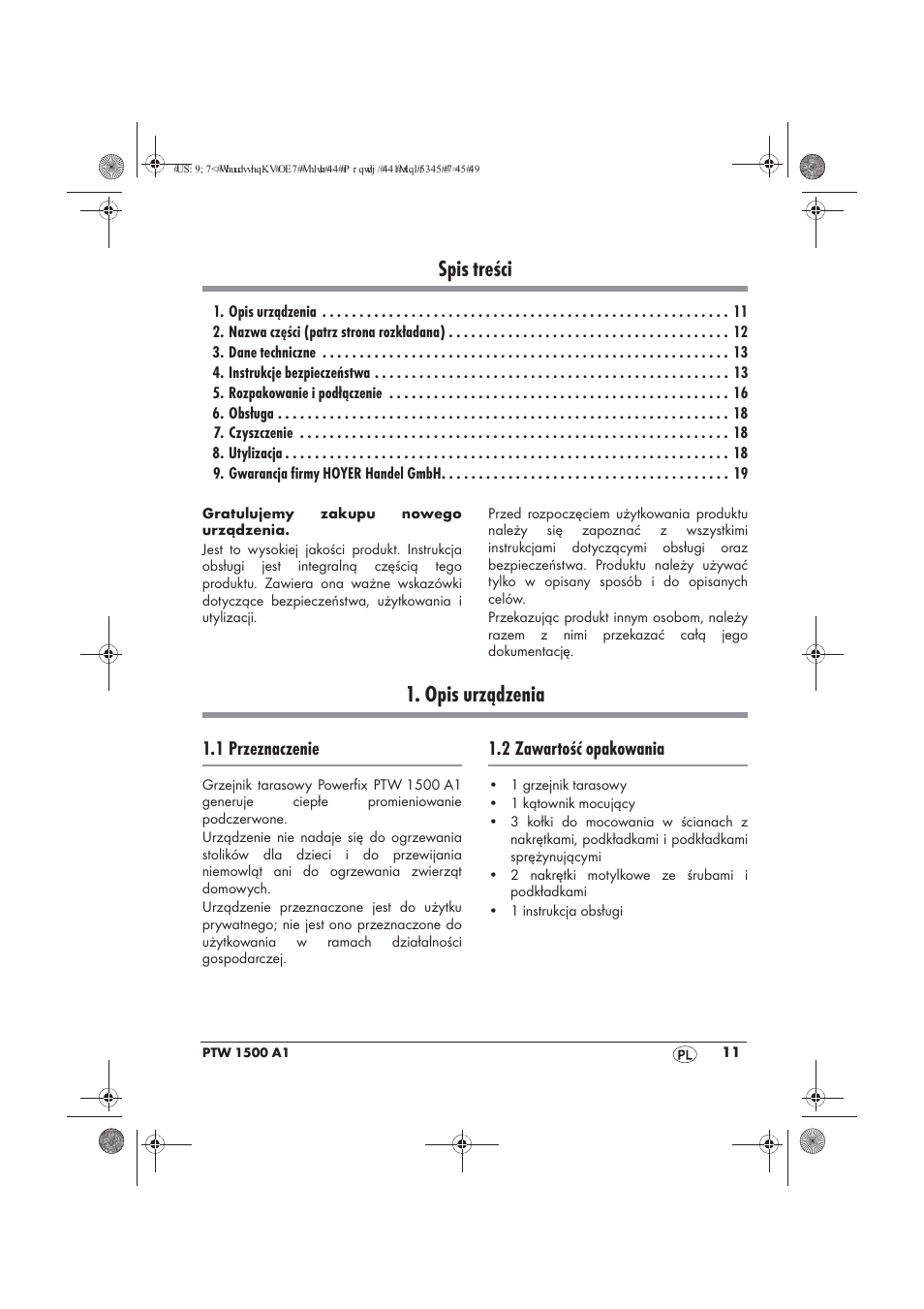 Powerfix PTW 1500 A1 User Manual | Page 13 / 74