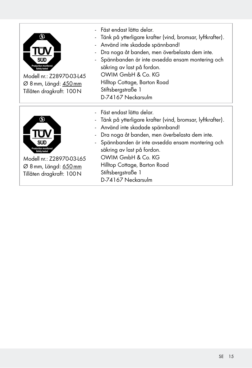 Powerfix Z28970-03 User Manual | Page 15 / 32