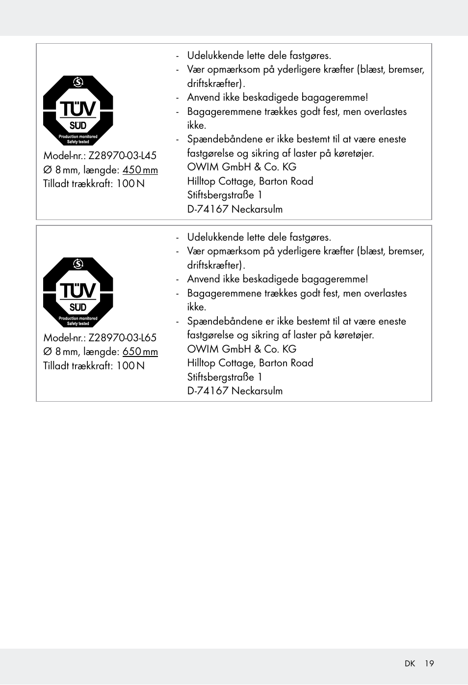 Powerfix Z28970-03 User Manual | Page 19 / 32