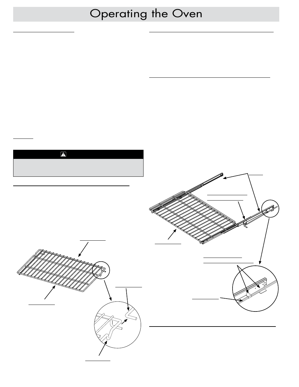 Operating the oven, Before you cook, Racks | Dacor ER30DSR User Manual | Page 14 / 36