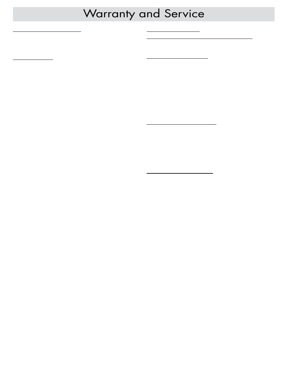 Warranty and service, What is covered, What is not covered | Product maintenance, Getting help | Dacor ER30DSR User Manual | Page 34 / 36