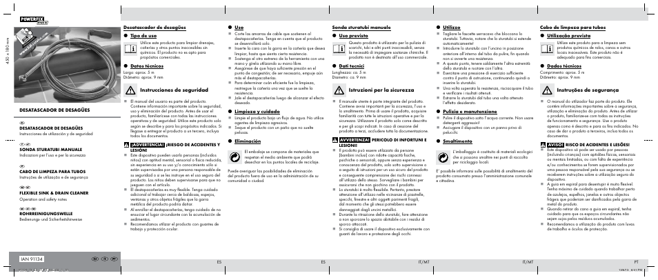 Powerfix Z31647 User Manual | 2 pages