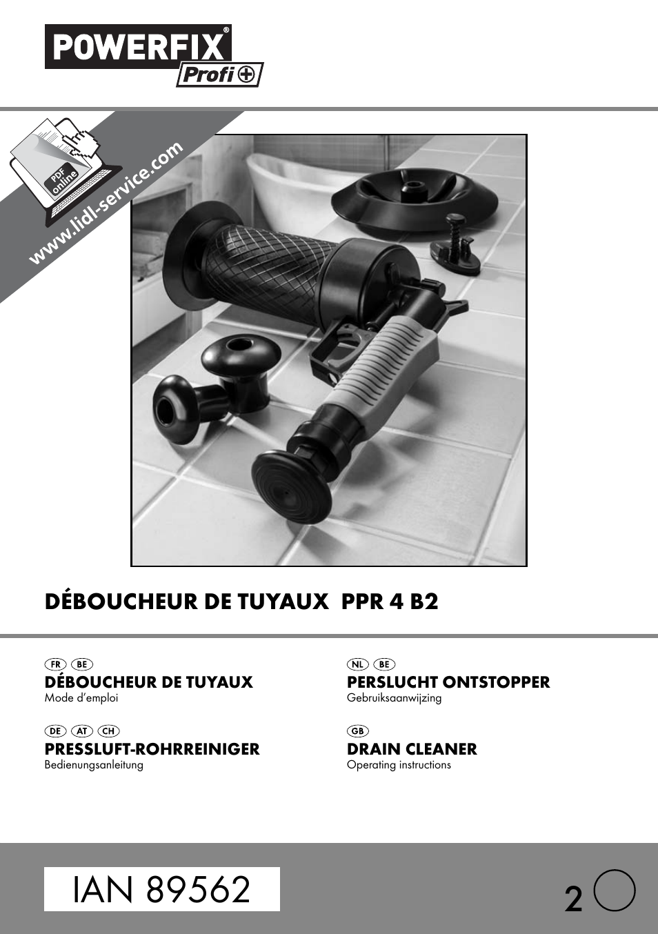 Powerfix PPR 4 B2 User Manual | 27 pages