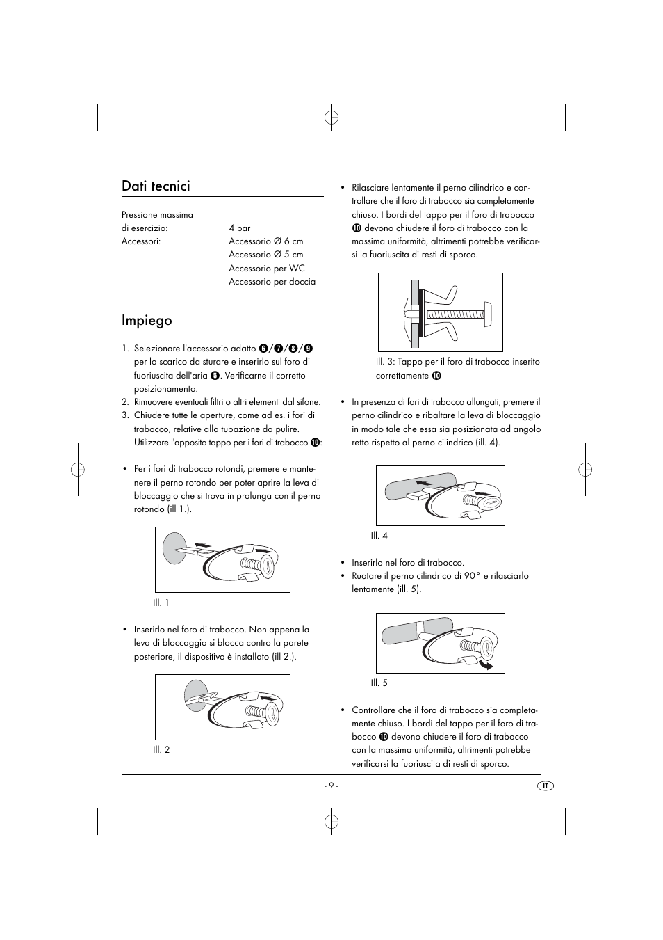 Dati tecnici, Impiego | Powerfix PPR 4 B2 User Manual | Page 12 / 27