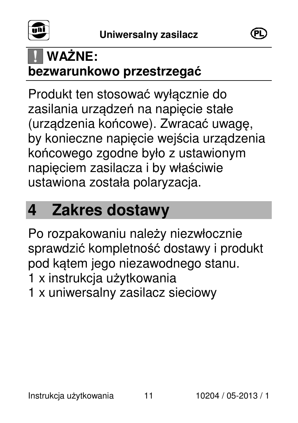 4 zakres dostawy | Powerfix Power Socket Switch User Manual | Page 11 / 87