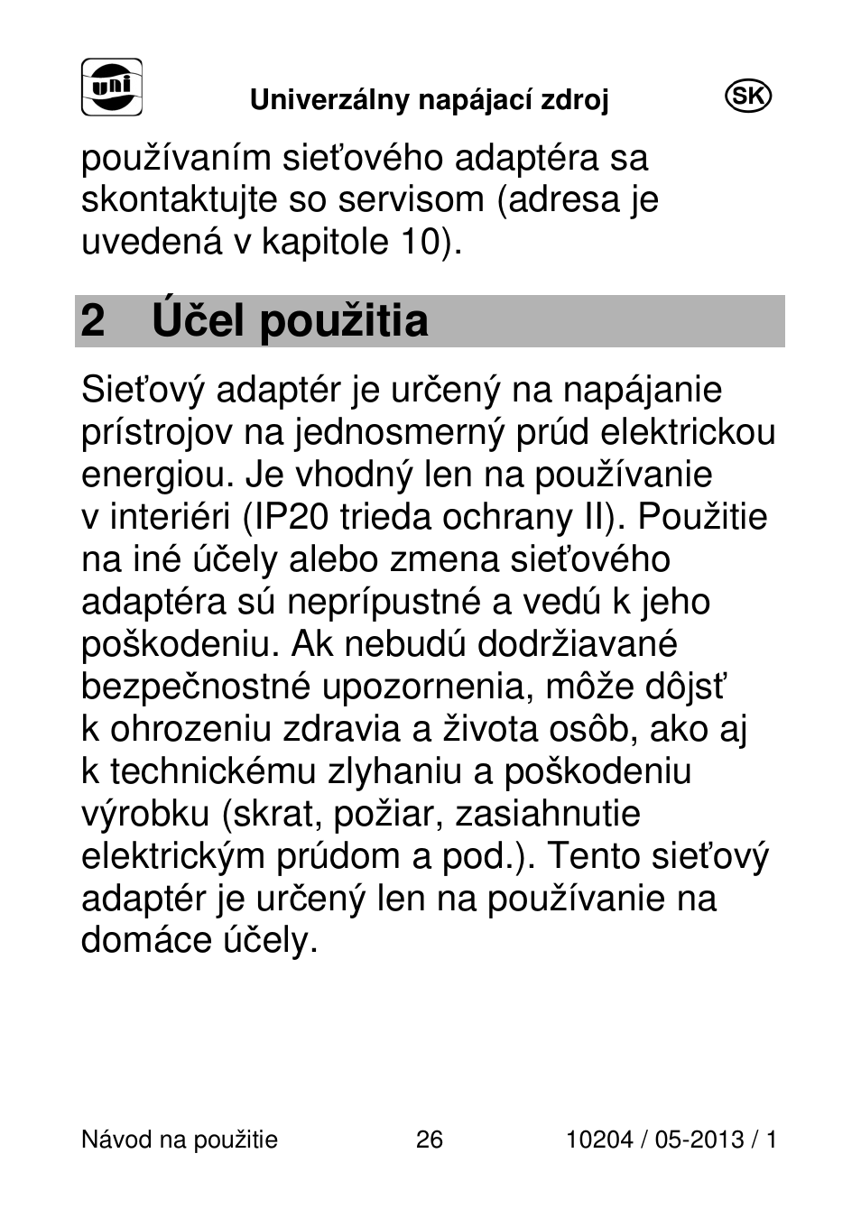 2 účel použitia | Powerfix Power Socket Switch User Manual | Page 26 / 87