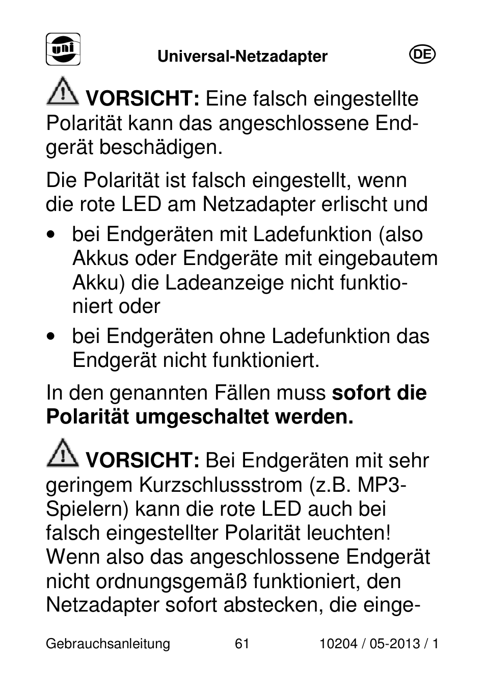 Powerfix Power Socket Switch User Manual | Page 61 / 87