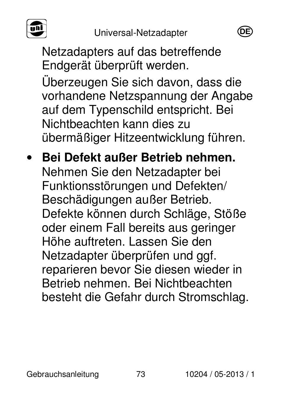 Powerfix Power Socket Switch User Manual | Page 73 / 108