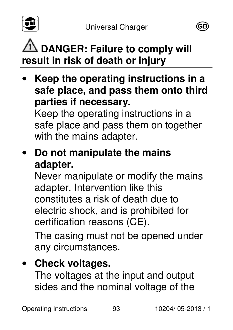 Powerfix Power Socket Switch User Manual | Page 93 / 108