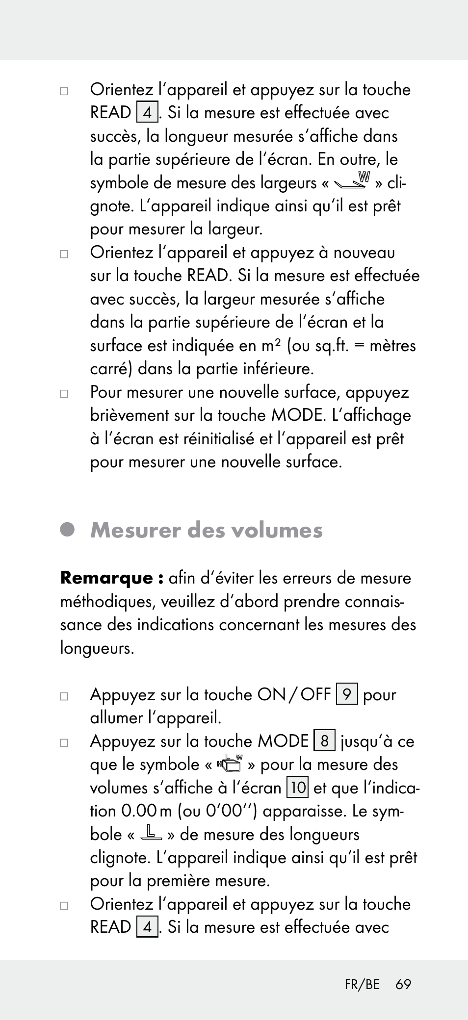 Mesurer des volumes | Powerfix Z31697A User Manual | Page 69 / 104