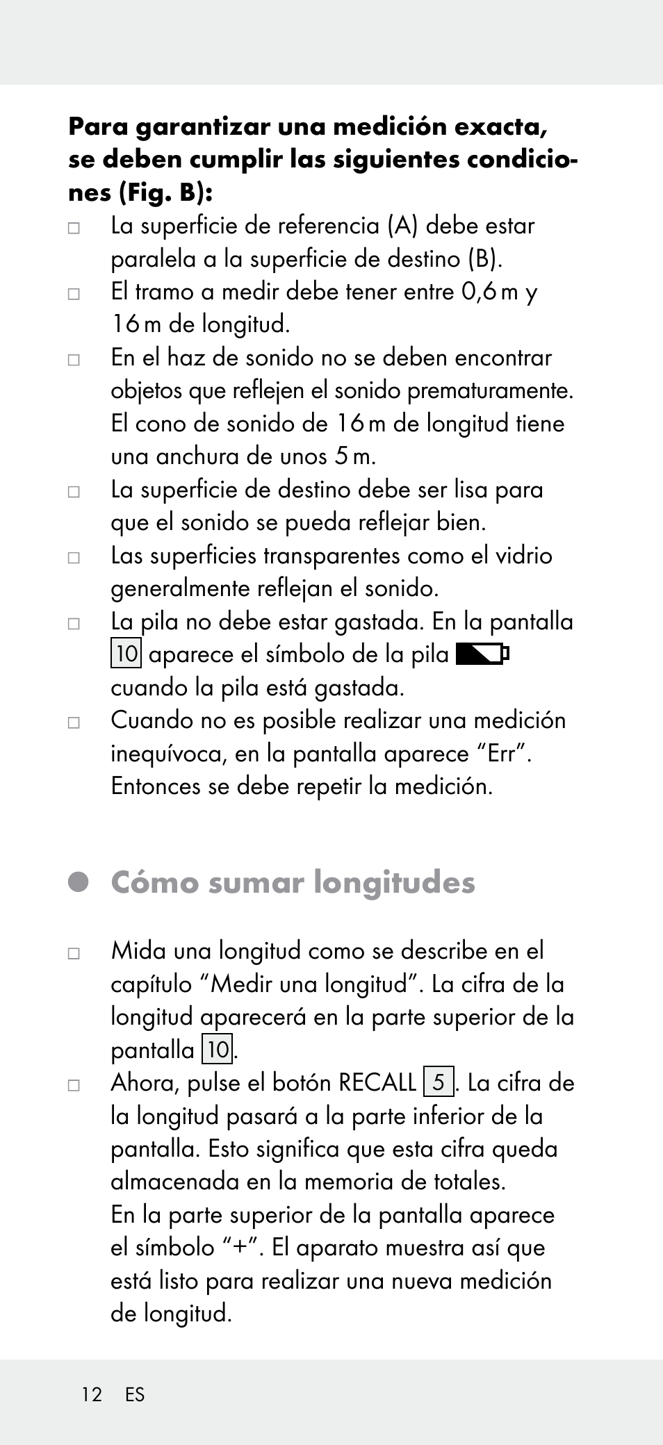 Cómo sumar longitudes | Powerfix Z31697A User Manual | Page 12 / 78