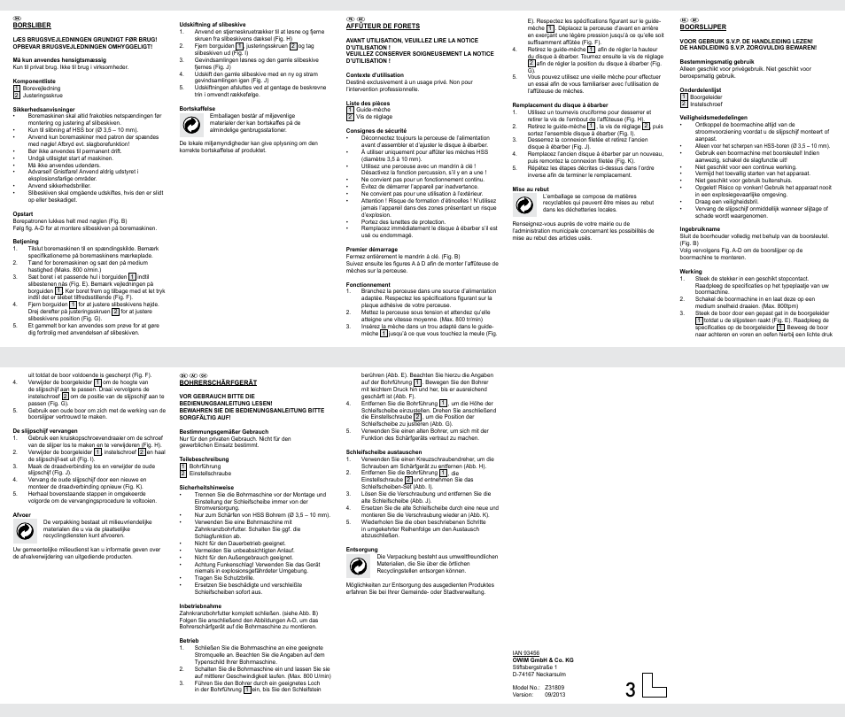 Powerfix Z31809 User Manual | Page 2 / 2