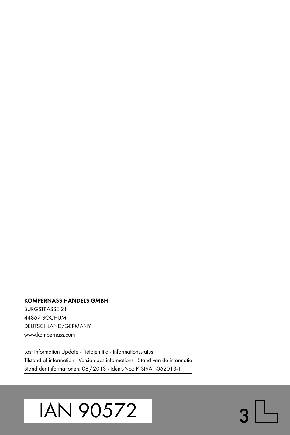Powerfix PTSI 9 A1 User Manual | Page 115 / 115