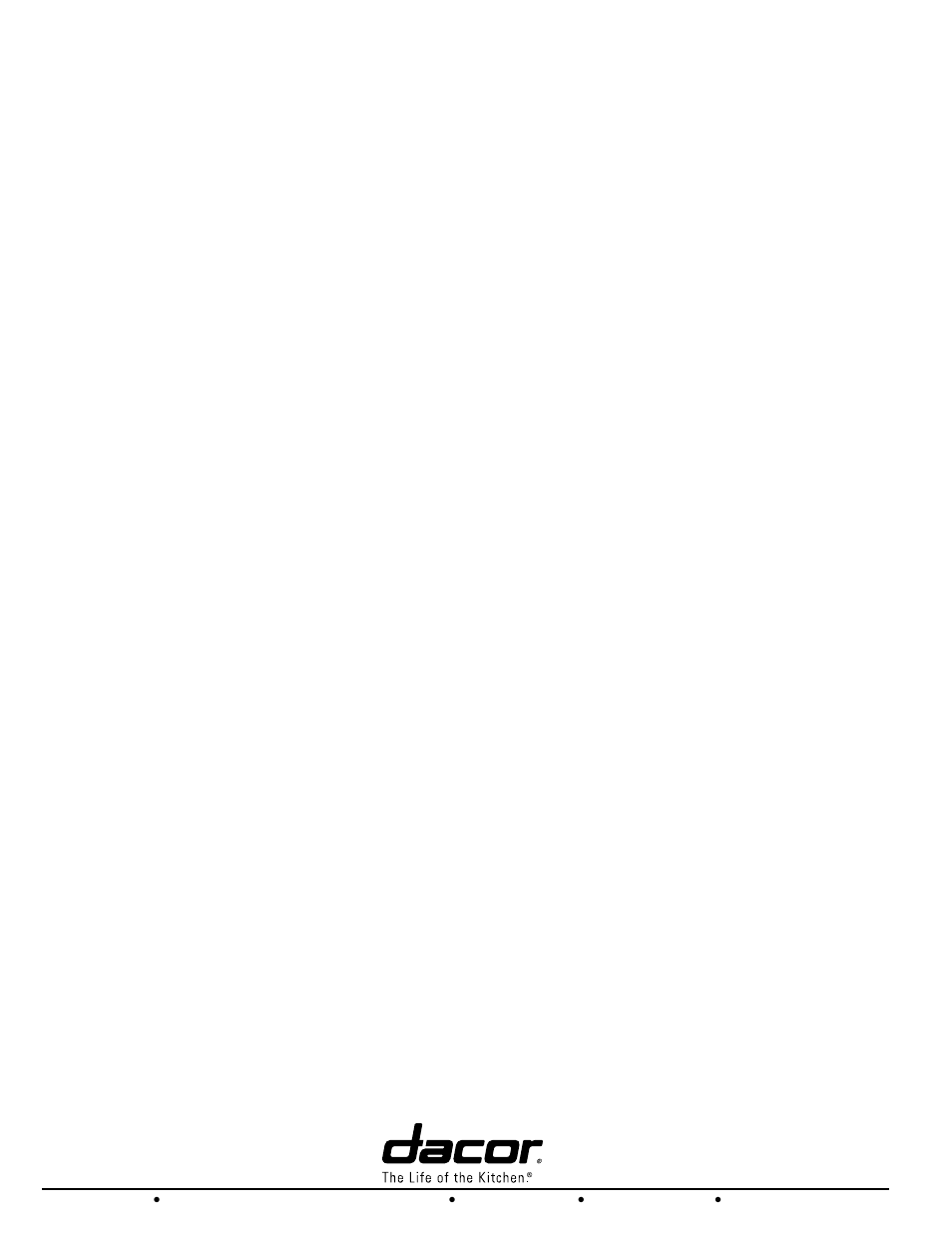 Dacor EF42DBSS User Manual | Page 24 / 24