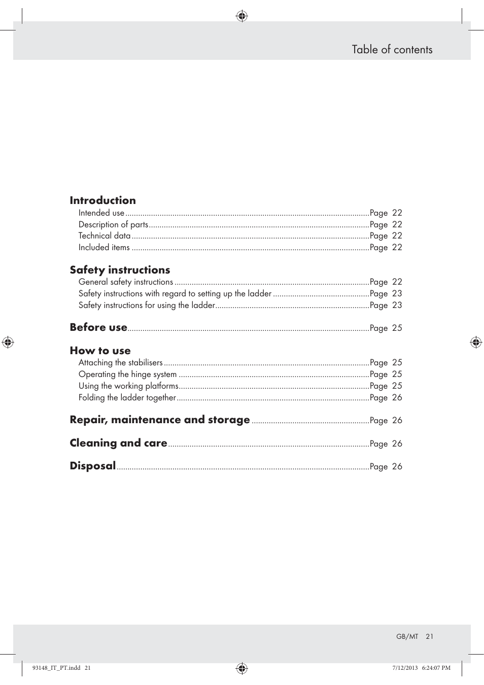 Powerfix Z30473 User Manual | Page 21 / 35