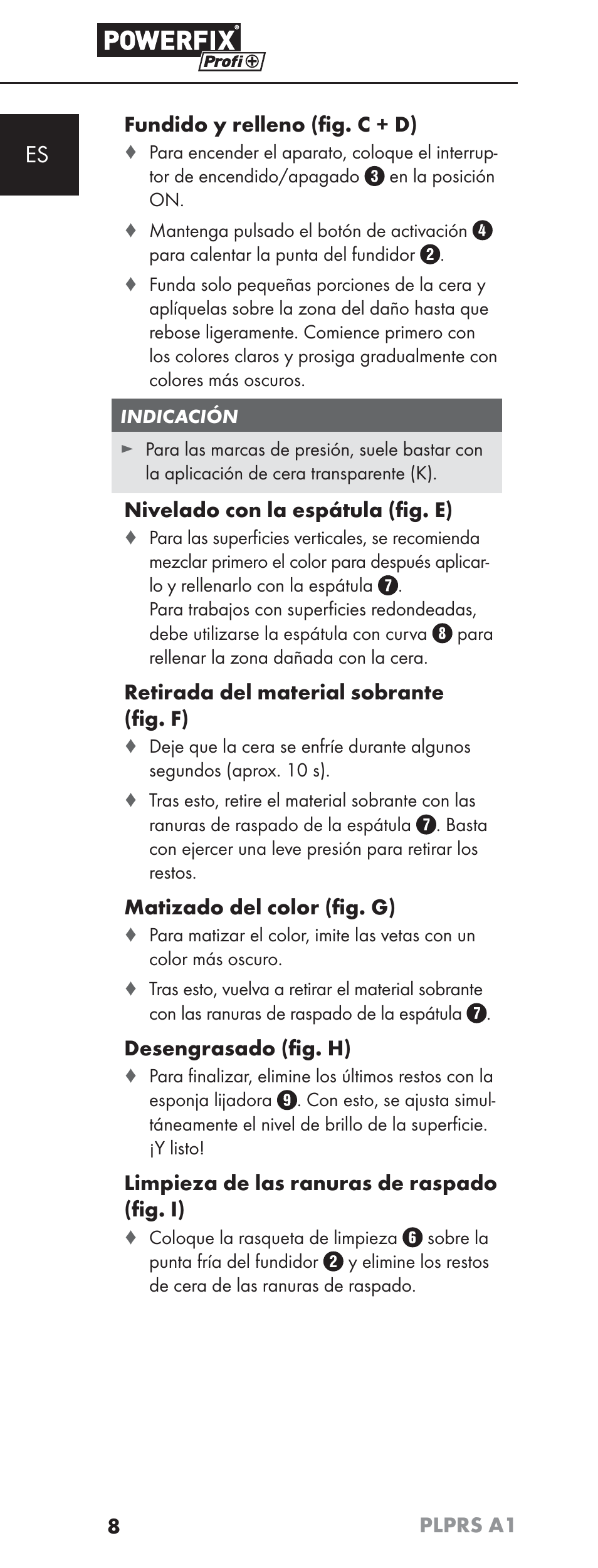 Powerfix PLPRS A1 User Manual | Page 11 / 51