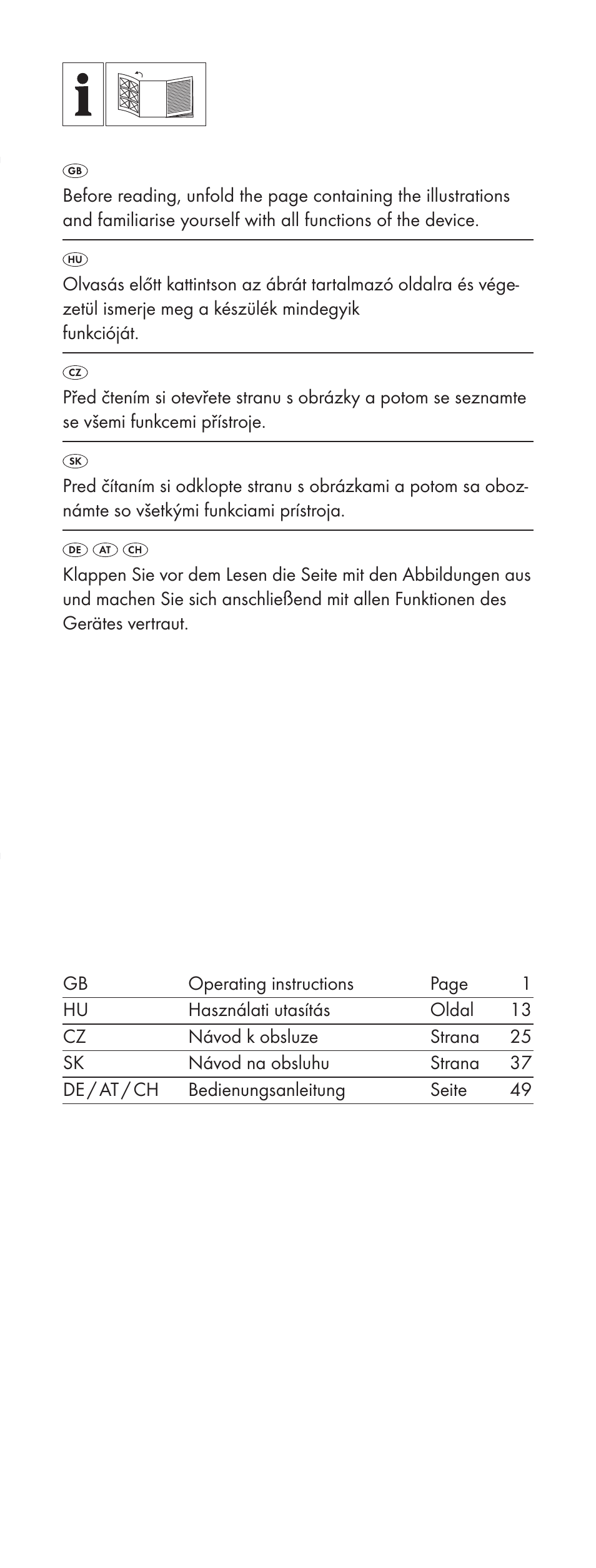 Powerfix PLPRS A1 User Manual | Page 2 / 63