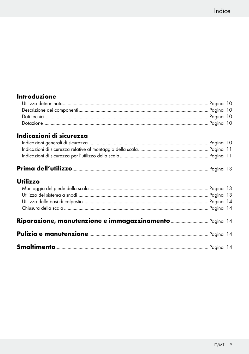 Indice | Powerfix Z30473 User Manual | Page 9 / 35