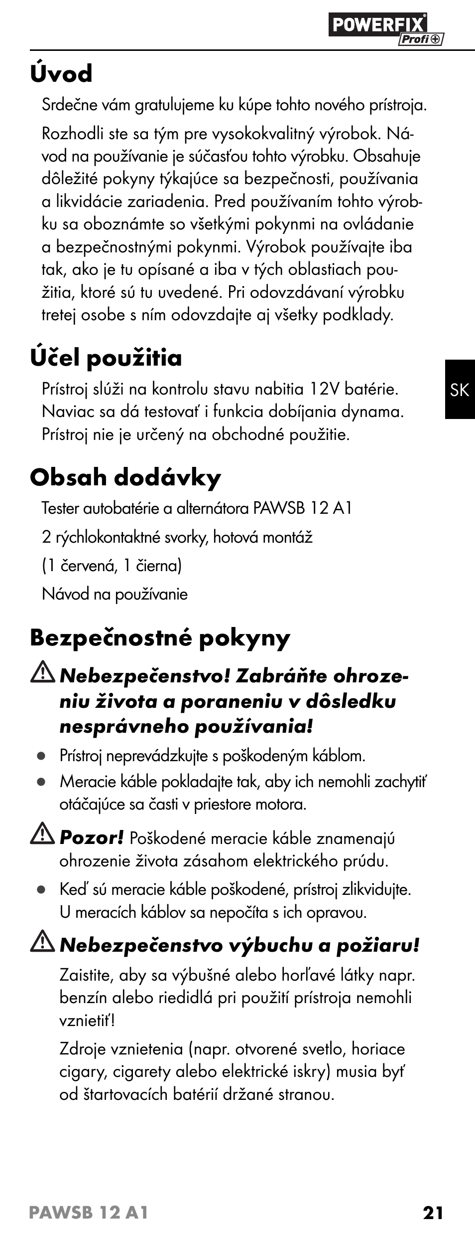 Powerfix PAWSB 12 A1 User Manual | Page 23 / 31