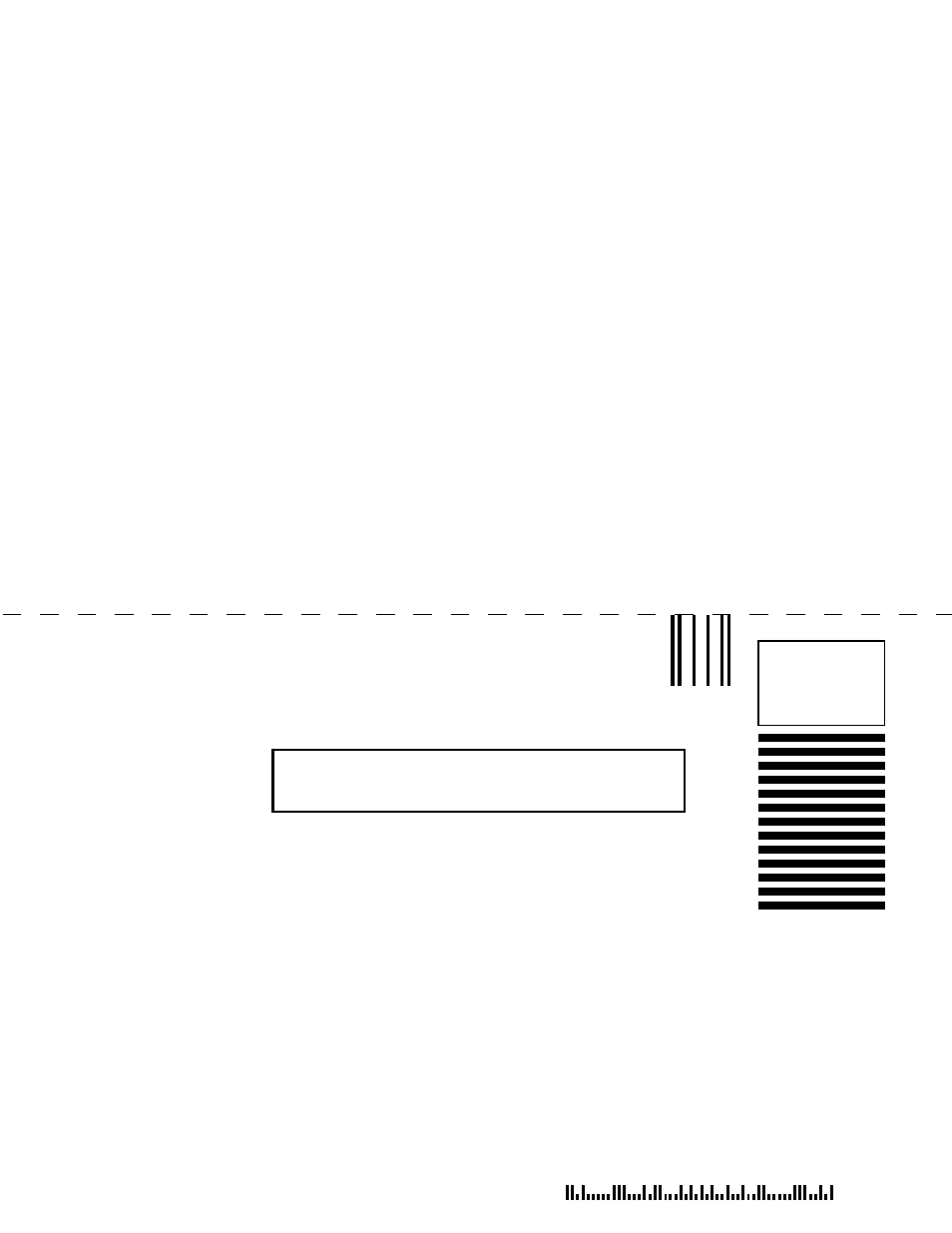 Business reply mail | Dacor OBSB162 User Manual | Page 11 / 12