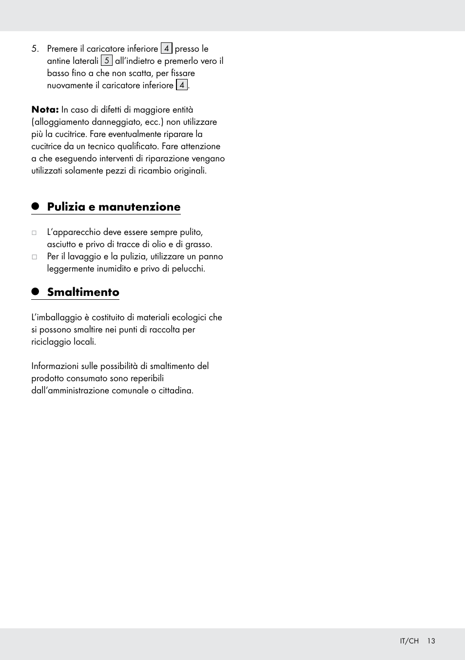 Pulizia e manutenzione, Smaltimento | Powerfix  Z16531 User Manual | Page 13 / 14