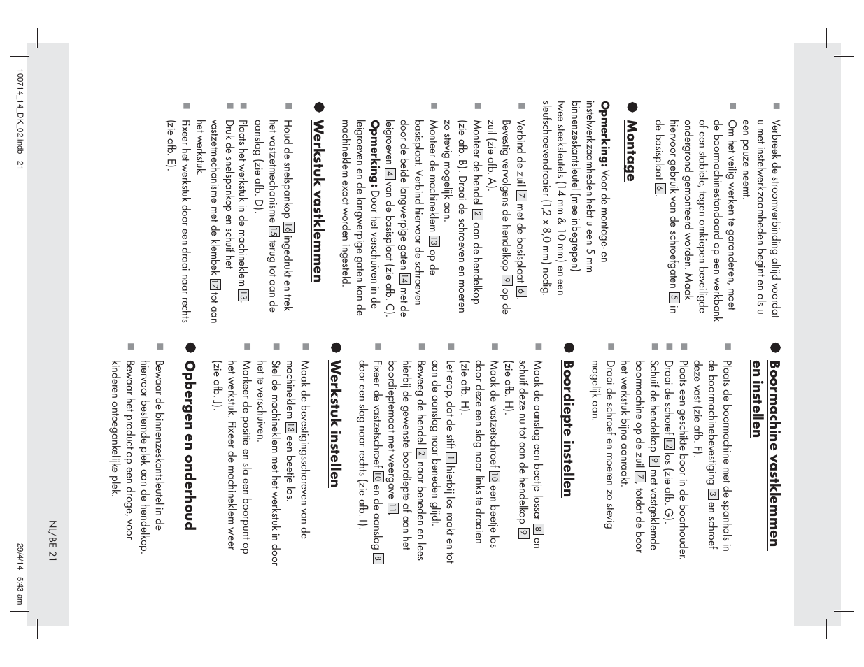 Powerfix Z31280 User Manual | Page 21 / 25