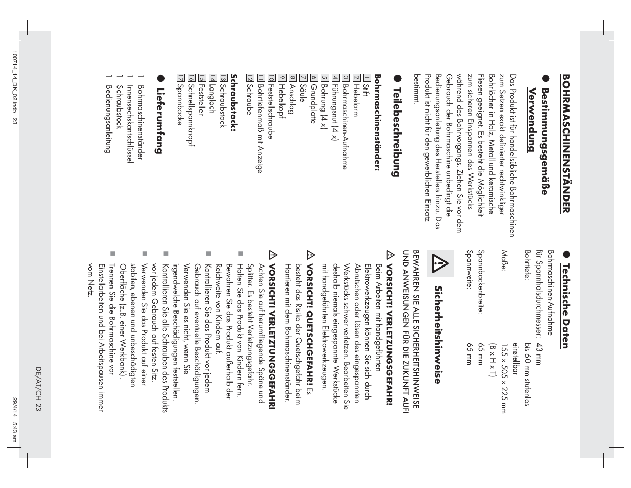 Powerfix Z31280 User Manual | Page 23 / 25