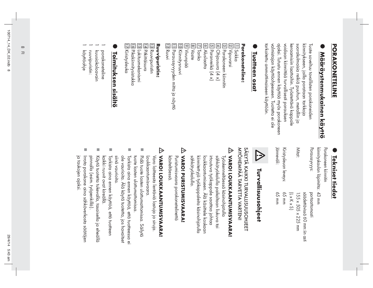 Powerfix Z31280 User Manual | Page 8 / 25