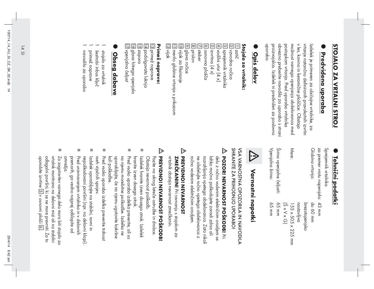 Powerfix Z31280 User Manual | Page 14 / 25