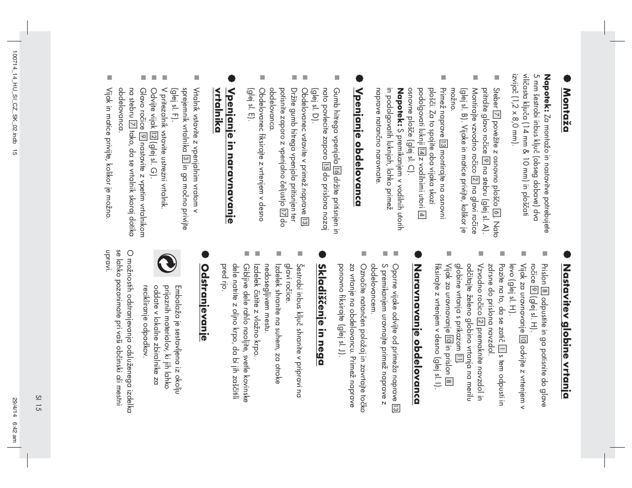 Powerfix Z31280 User Manual | Page 15 / 25