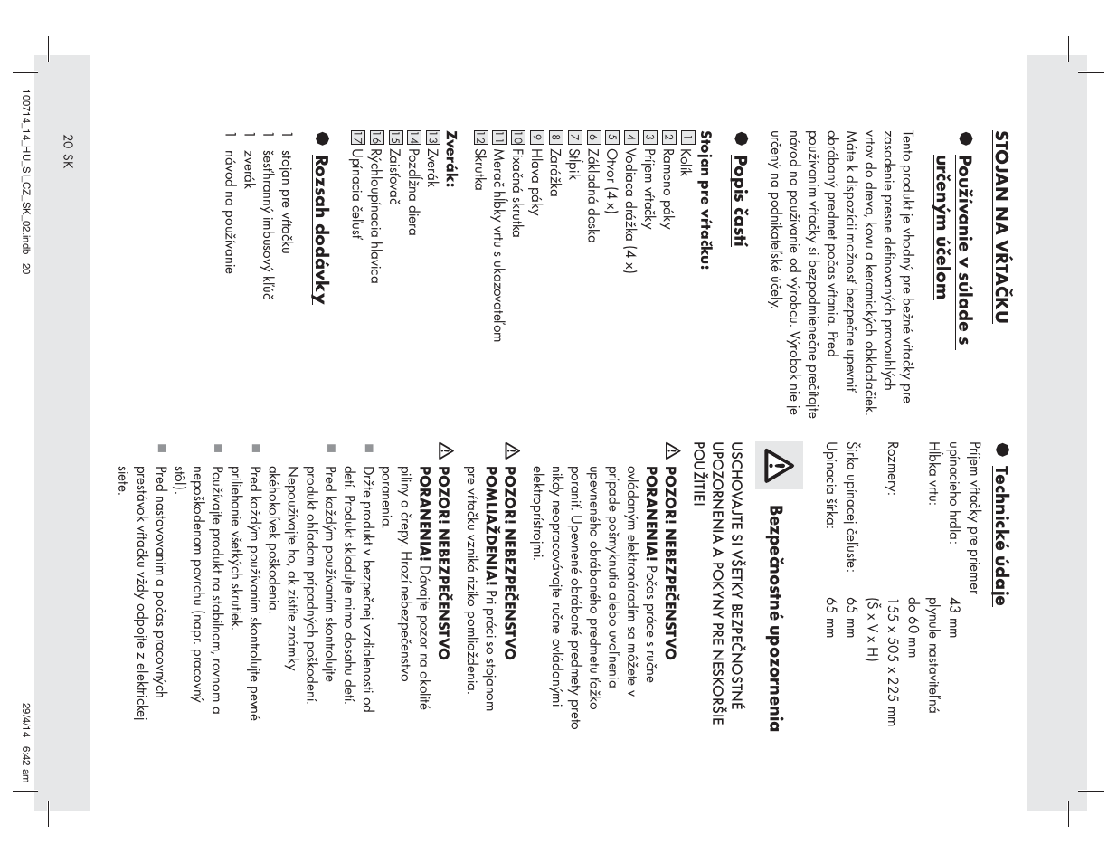 Powerfix Z31280 User Manual | Page 20 / 25