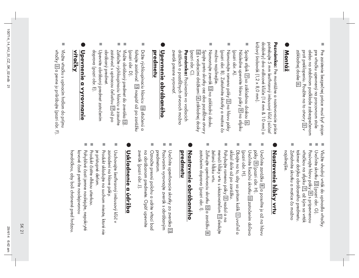 Powerfix Z31280 User Manual | Page 21 / 25