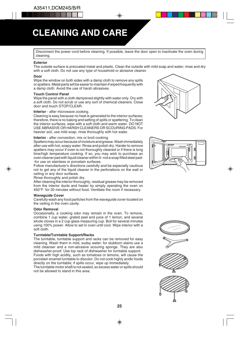 Cleaning and care | Dacor DCM24 User Manual | Page 27 / 32