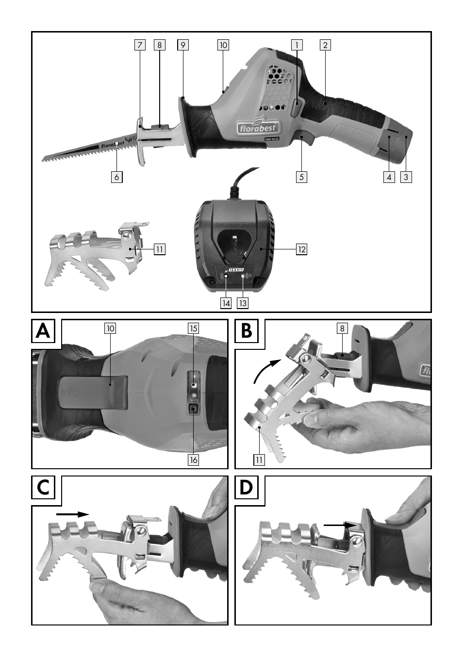 Cd a b | Powerfix FAAS 10.8 A1 User Manual | Page 3 / 44