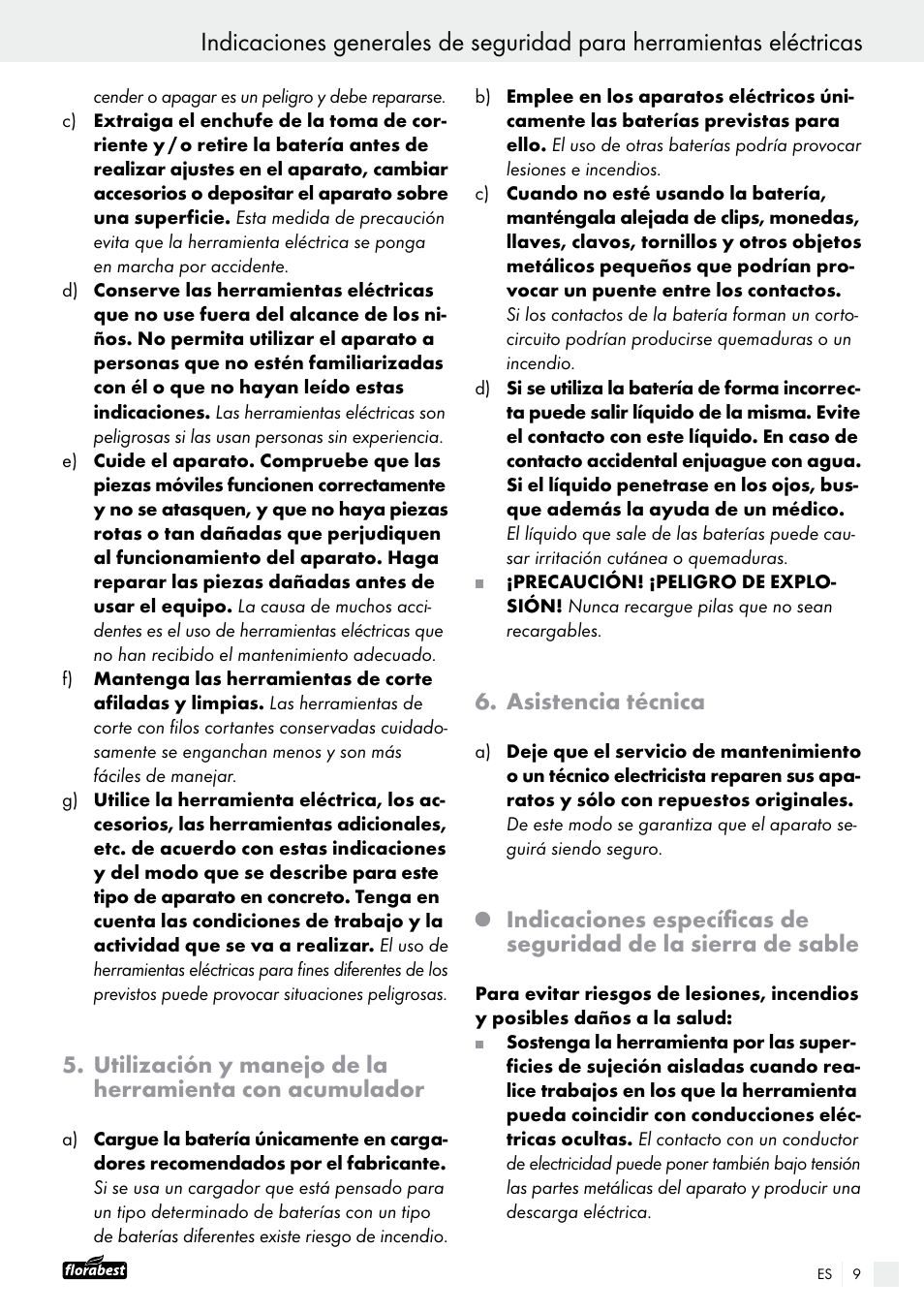 Asistencia técnica | Powerfix FAAS 10.8 A1 User Manual | Page 9 / 55
