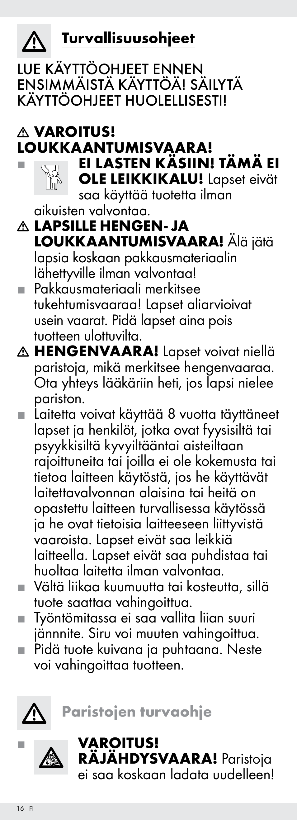 Powerfix Z22855 User Manual | Page 16 / 67